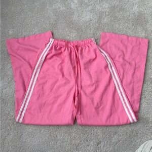 SHEIN Pink Elastic Waist Pants